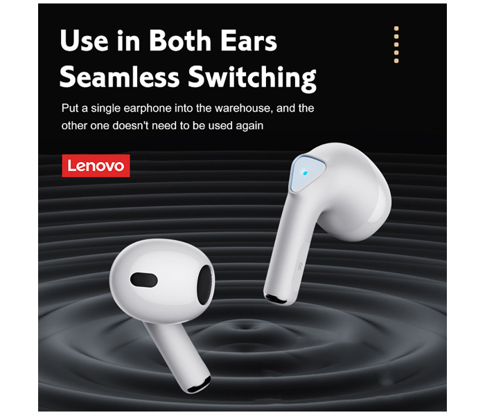 Lenovo LP80-WH thinkplus Live Bluetooth EarPods - White - Zoom Image 3