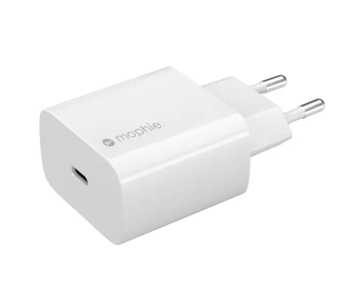 Mophie 30Watts USB-C Gan Wall Charger EU Adapter - White - Zoom Image 1