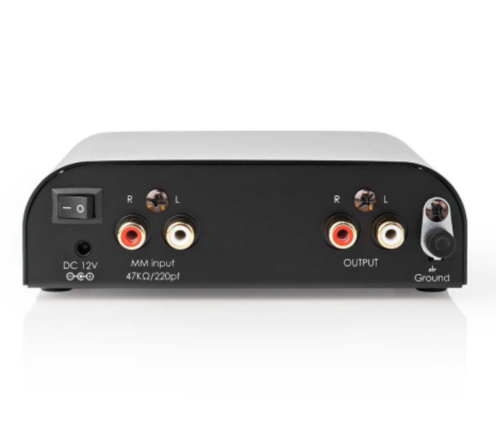 Nedis AAMP2402BK 2 RCA Female Input and 1 RCA Female Output Preamplifier - Black - Zoom Image 3