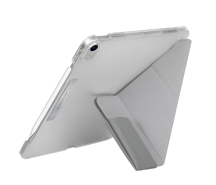 Uniq Camden Antimicrobial New Ipad Air 10.9 Inch 2020 Back Cover - Grey - Zoom Image 2