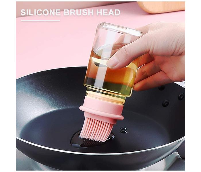 Kitchen 150ml Baking Brush Oil Bottle - Pink - Zoom Image 4