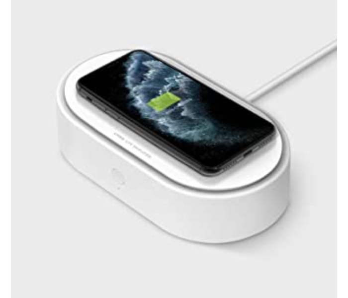 Uniq Lyfro Air Capsule UVC Disinfection Box With Fast Wireless Charging for iPhone- White - Zoom Image 3