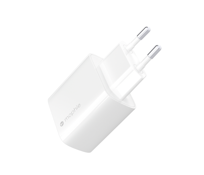 Mophie 30Watts USB-C Gan Wall Charger EU Adapter - White - Zoom Image 3