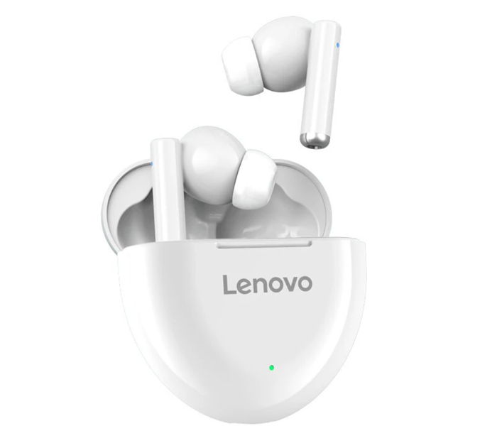 Lenovo HT06-WH True Wireless Bluetooth Headset - White - Zoom Image 1