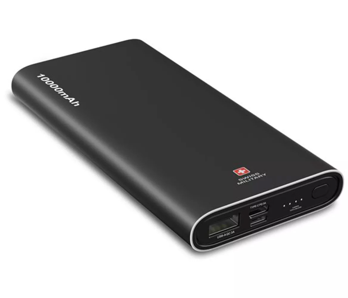 Swiss Military Chandoline 10000mAh Portable Power Bank - Black - Zoom Image 2