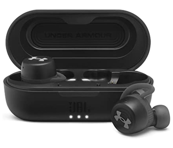 JBL Under Armour Tws Streak Wireless In Ear Sports Headphone - Black - Zoom Image 1