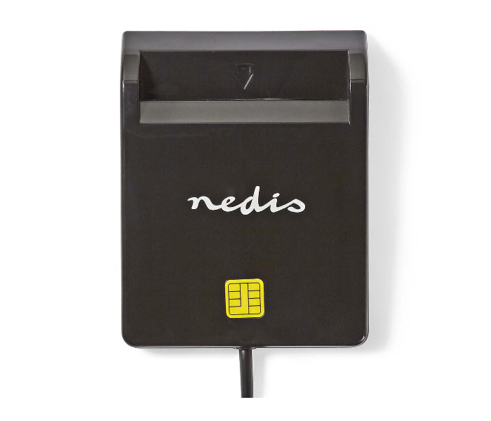 Nedis CRDRU2SM2BK USB 2.0 Smartcard Reader - Black - Zoom Image 1