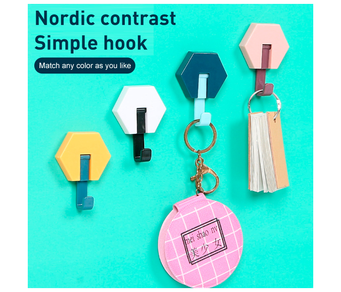 Nordic Simple Sticky Hook for Keychains - Yellow - Zoom Image 2