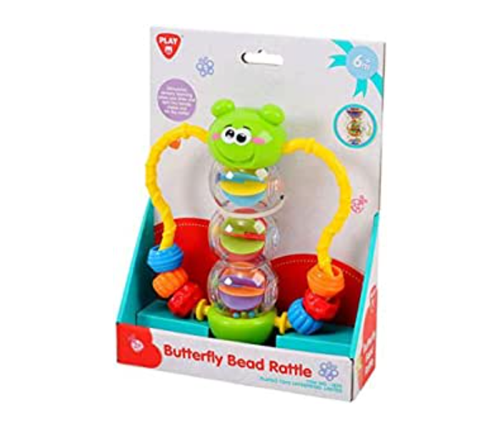 Playgo PLY1571 Butterfly Bead Rattle Activity Toy For Kids - Zoom Image 1