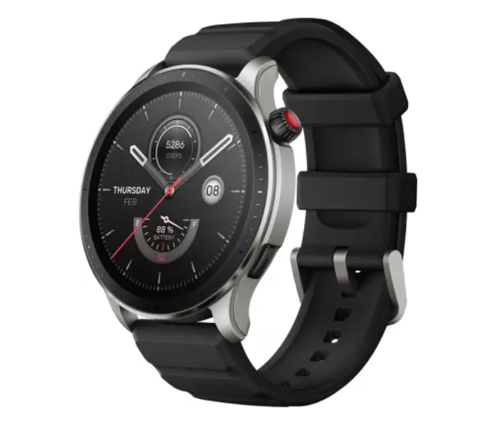 Amazfit GTR4 1.43 Inch AMOLED Display Bluetooth Smart Watch - Black - Zoom Image 1