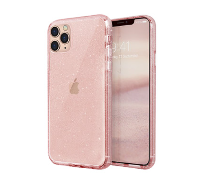 Uniq Hybrid iPhone 11 Pro Max Lifepro Tinsel Mobile Covers - Pink - Zoom Image