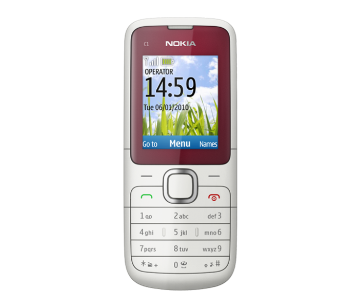 Nokia C1-01 Refurbished Mobile Phone - Silver  - Zoom Image