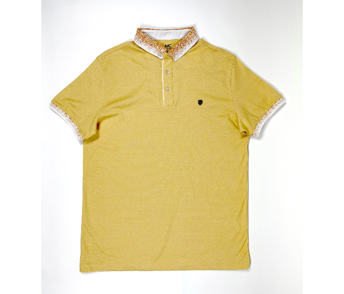 Slim Polo Summer Thin Cloth XL Shirt For Men - Yellow - Zoom Image 3