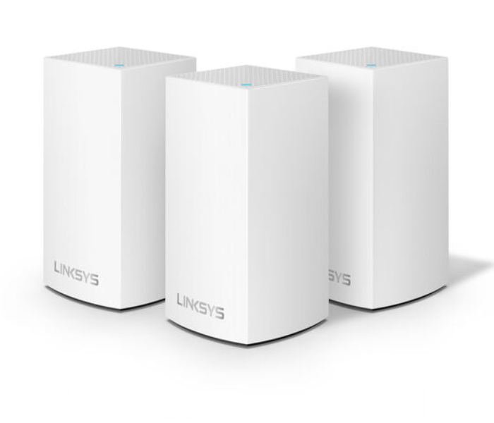 Linksys WHW0103 Pack of 3 Velop Dual-Band Intelligent Mesh Wifi 5 System - White - Zoom Image 1