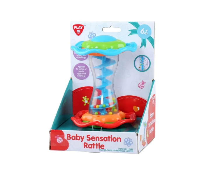 Playgo PLY1541 Baby Sensation Rattle Activity Toy For Kids - Zoom Image 1