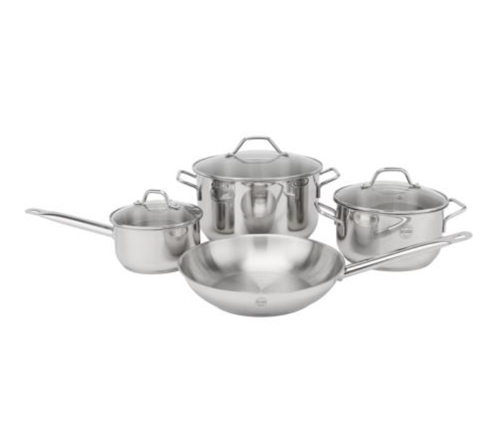 Delcasa DC2673 7 Piece Stainless Steel Induction Cookware Set - Silver - Zoom Image 1