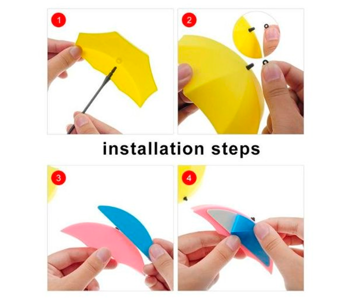 Creative Umbrella Shaped Hook for Hangings - Red - Zoom Image 2