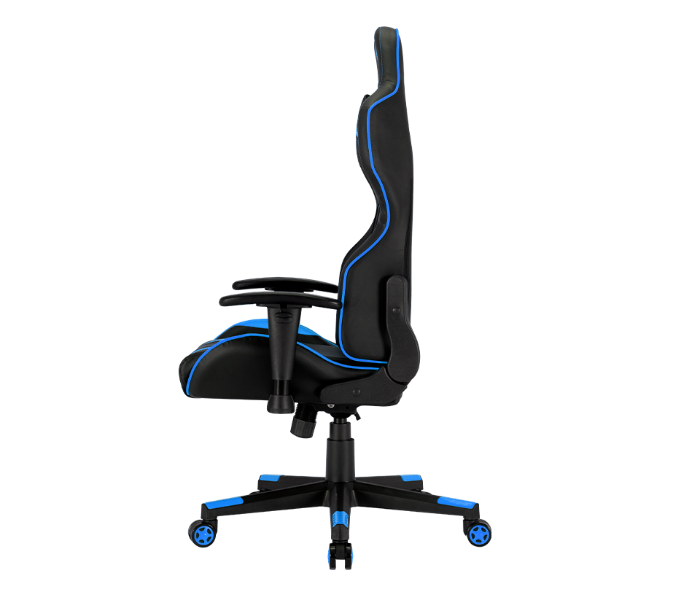 Meetion MT-CHR15BL 180 Degree Adjustable Backrest Gaming Chair - Black and Blue - Zoom Image 5