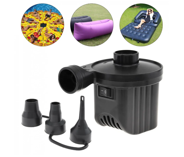 British Standard Enhanced Edition Inflatable And Deflated Dual-Purpose Electric Pump - Black - Zoom Image 2