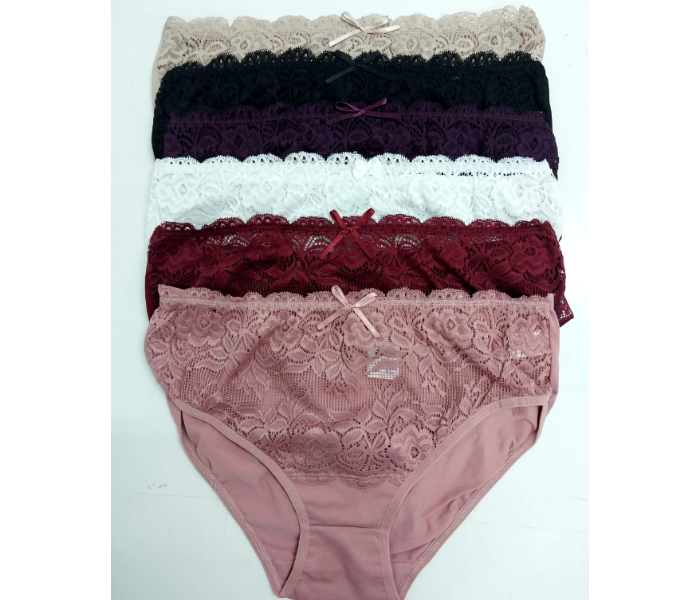 Pack of 6 Pieces 4XL Turkey Style Lady Comfort Panties for Women - Zoom Image 2