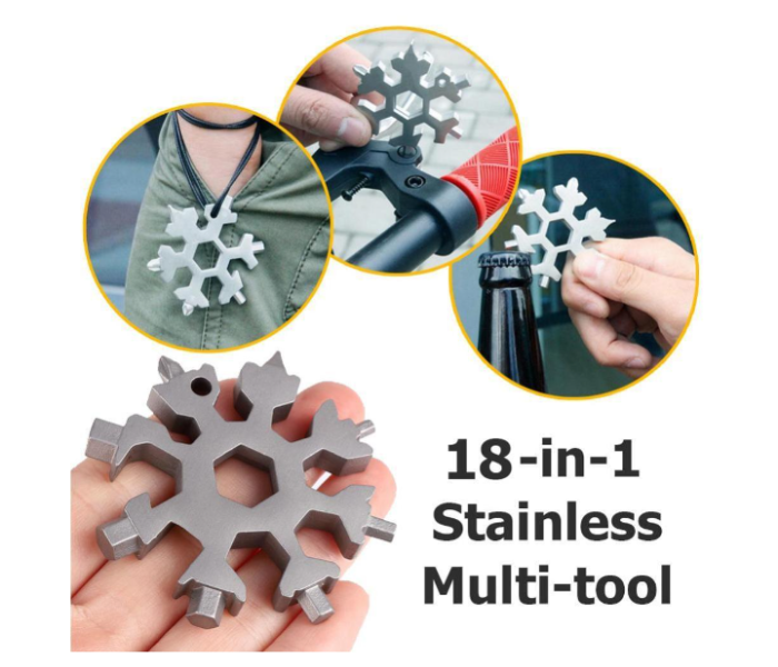 Generic 18-in-1 Snowflake Multi Tool-C - Zoom Image 2