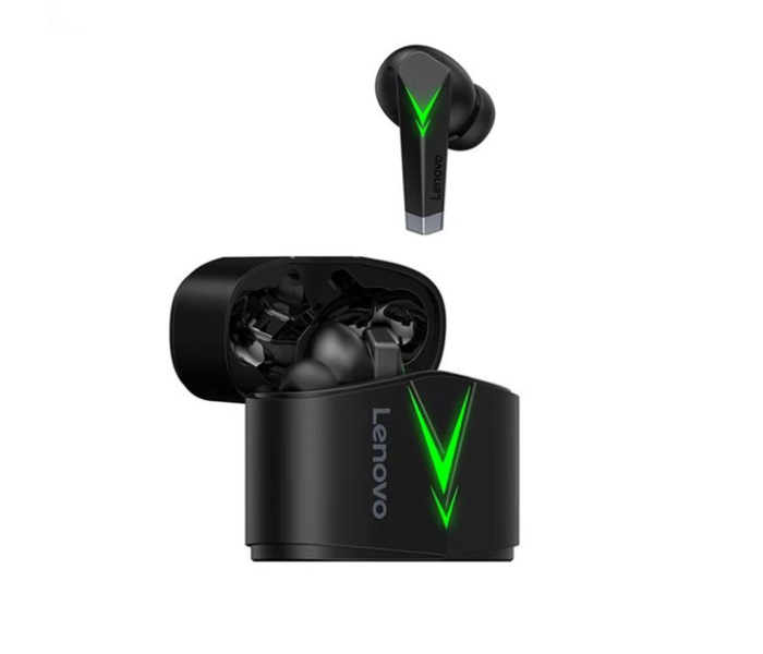 Lenovo LP6 Wireless Ear Buds - Black - Zoom Image 1