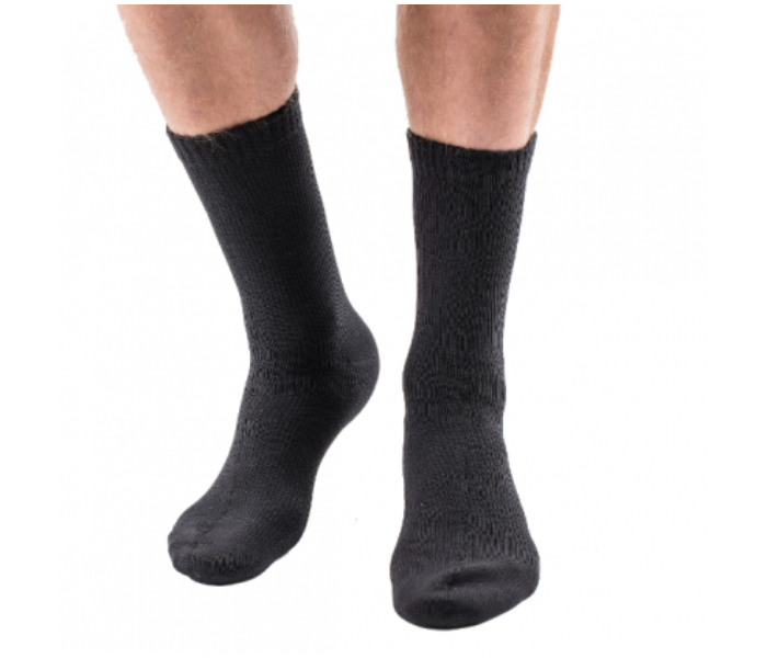 Unisex Winter Keep Warm Knitted Socks - Black - Zoom Image 2