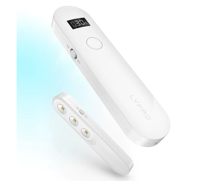 Uniq Lyfro Beam Portable Handheld UVC Led Disinfection Wand - White - Zoom Image 3