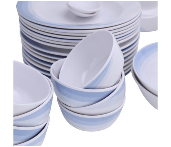 Delcasa DC2108 Melamine Ware 54 Piece Melamine Dinner Set - White - Zoom Image 6