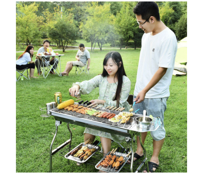 Oven Frame Stand For Grilling - Silver - Zoom Image 2