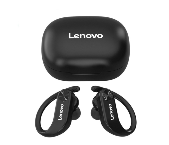 Lenovo LP7 Wireless Ear Buds - Black - Zoom Image 2