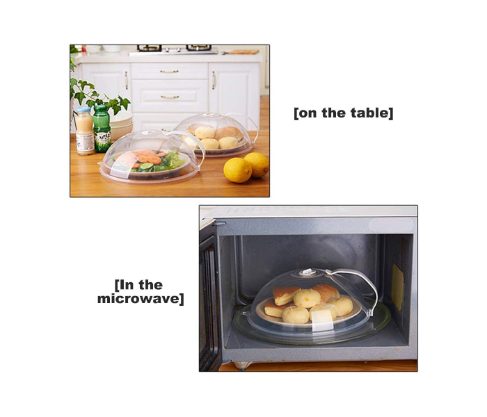 Special Anti-Splash Heating Cover For Microwave Oven - White - Zoom Image 4