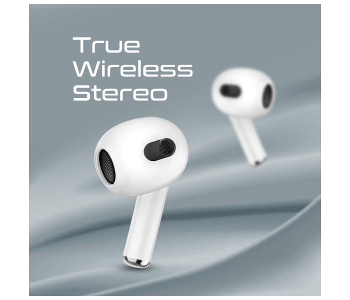 Promate True Wireless Stereo Bluetooth Wireless Earbuds with Wireless Charging Case and Mic - White - Zoom Image 7