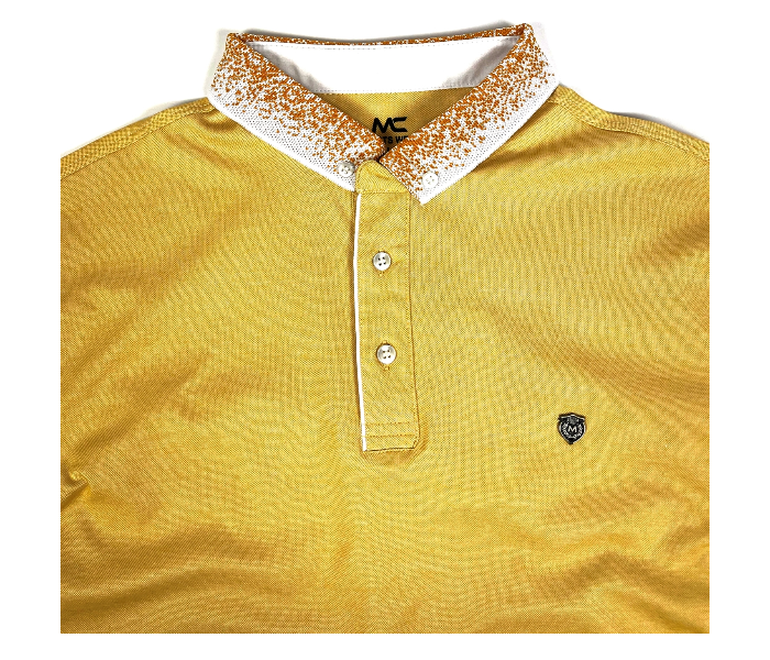 Slim Polo Summer Thin Cloth Large Shirt For Men - Yellow - Zoom Image 2