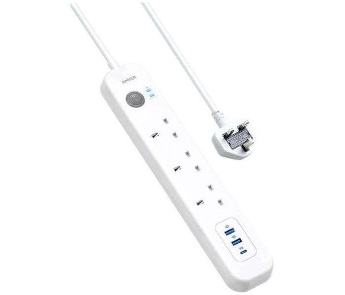 Anker A9136K21 PowerExtend 6-IN-1 USB-C PowerStrip – White - Zoom Image 2