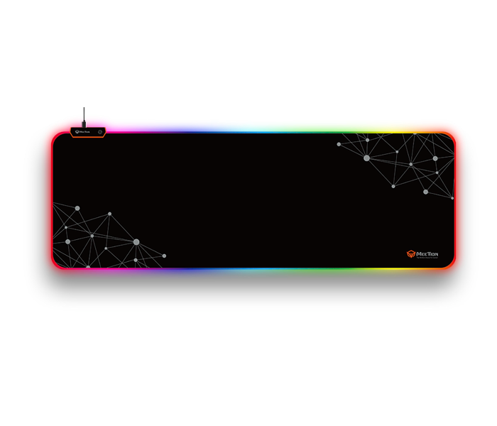 Meetion MGPD121 Backlight Gaming Mouse Pad - Black - Zoom Image 1