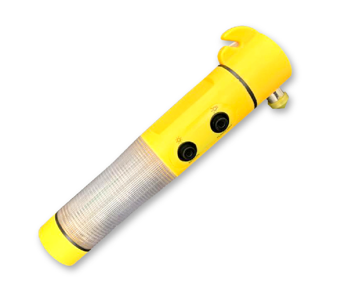 2 In1 Safety Hammer For Cars - Yellow - Zoom Image