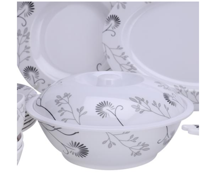 Delcasa DC2112 Melamine Ware 40 Piece Melamine Dinner Set - White - Zoom Image 7