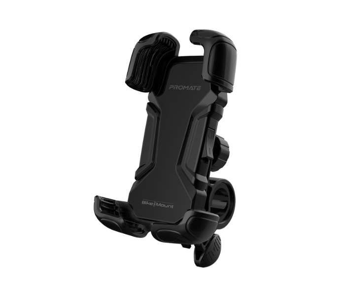 Promate Adjustable 360 Degree Rotation Motorcycle Phone Holder - Black - Zoom Image