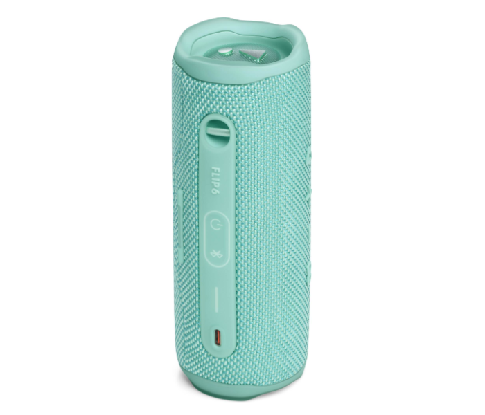 JBL Flip 6 Portable Waterproof Bluetooth Speaker - Teal - Zoom Image 2