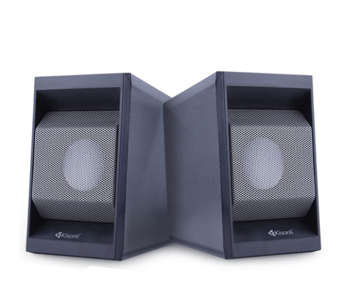 Kisonli T-006 Computer Speaker - Black - Zoom Image