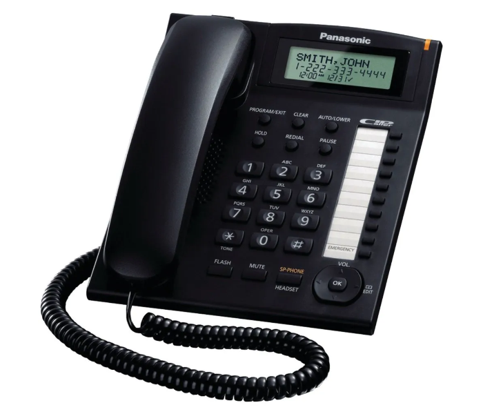 Panasonic KX TS 880 Corded Telephone - Black - Zoom Image