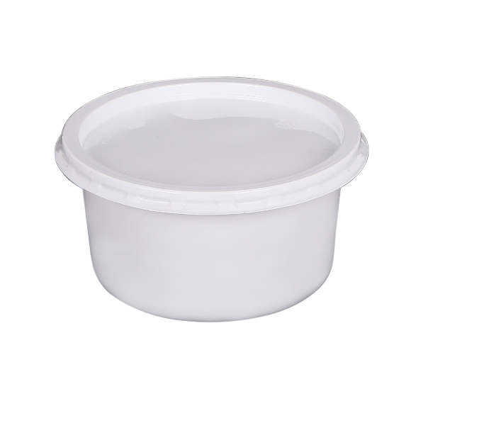 Hotpack HSMPB400 Pack of 25 Pieces 400ml Plastic Bowl with Lid - White - Zoom Image 2