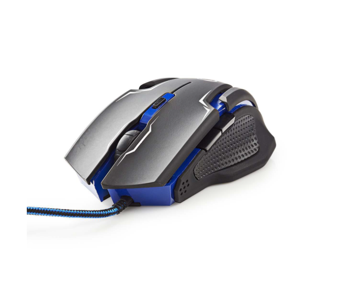 Nedis GMMP200BK Gaming Mouse and Mouse Pad Set - Black and Blue - Zoom Image 3