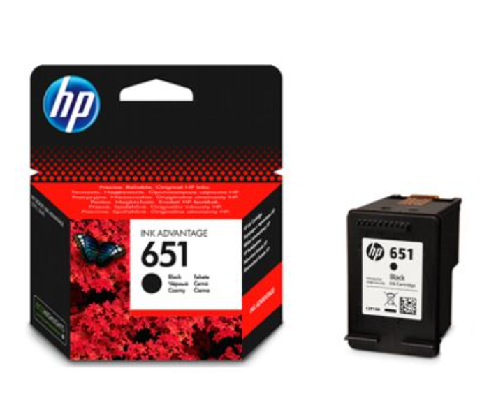 HP C2P10AE 651 Original Ink Cartridge - Black - Zoom Image