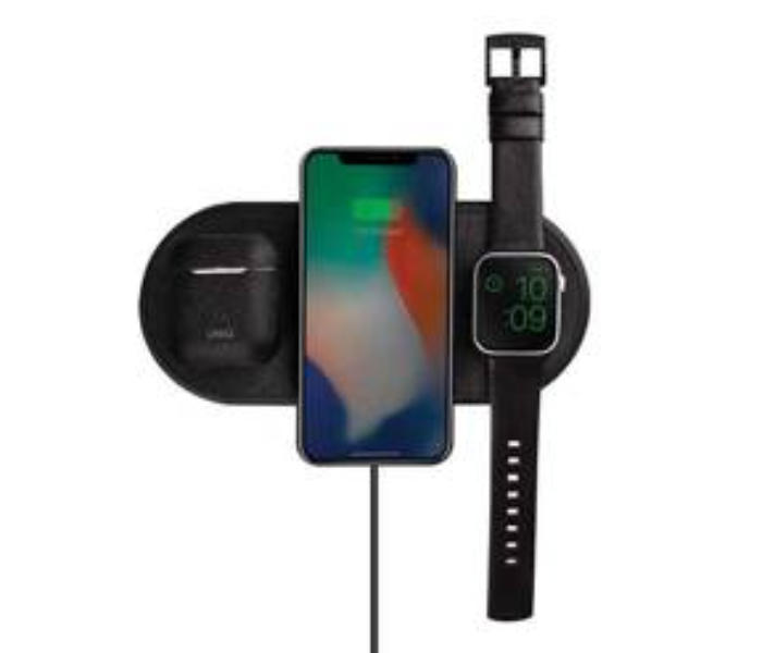 Uniq Aereo 3 In 1 Fast Wireless UK Charger - Charcoal - Zoom Image 1