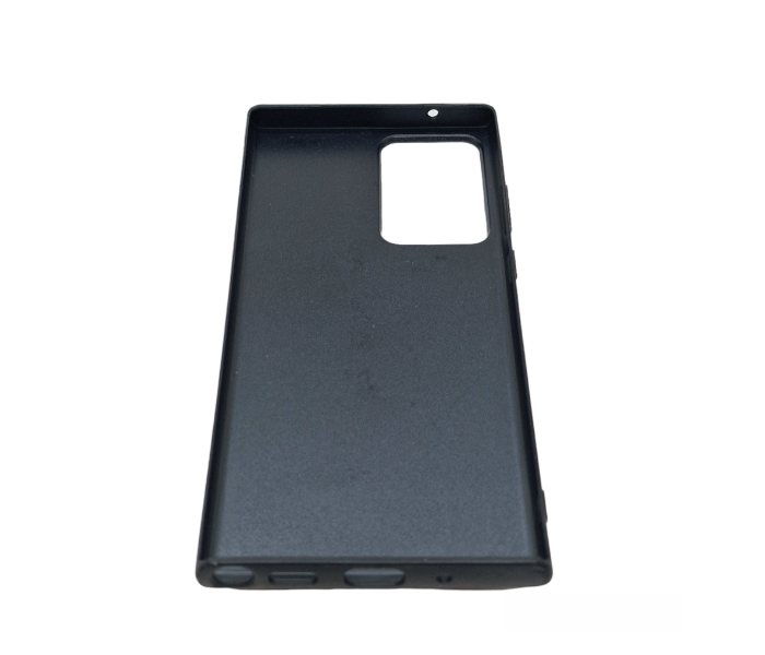 Leather Back Cover with Card Holder Case For Samsung Galaxy Note 20 Ultra - Black - Zoom Image 2