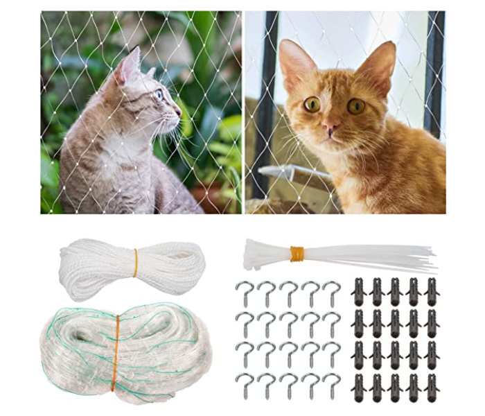 Galaxy Cat Net Balcony Protection Net  - Zoom Image 7