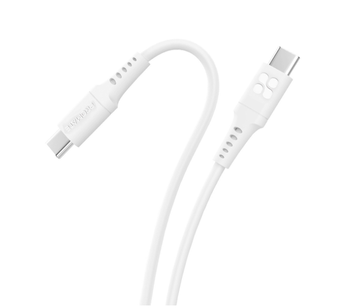 Promate 60Watts 2Meter USB-C Cable - White - Zoom Image 1