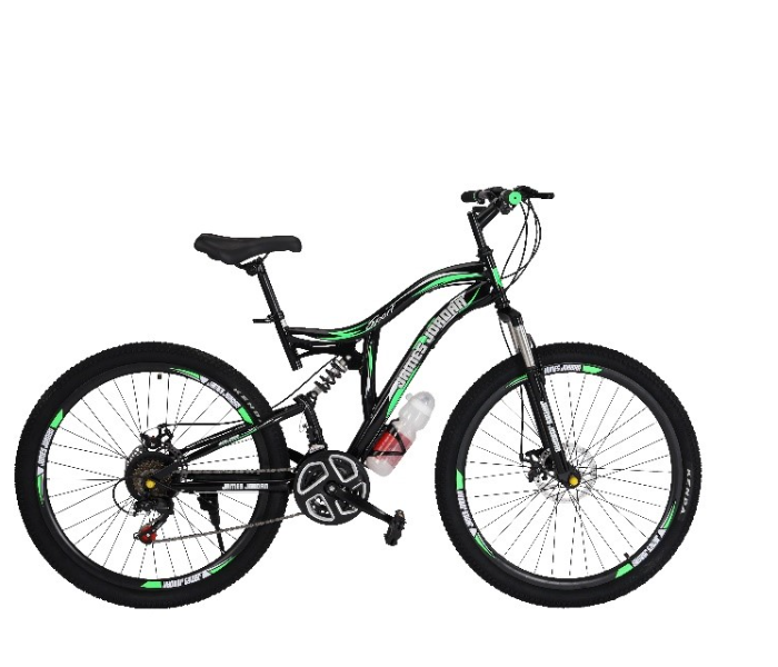 James Jordan JDN1086 26 Inch Bicycle - Black And Green - Zoom Image